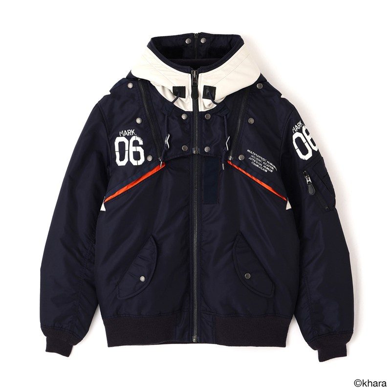 【RADIO EVA"THE 30"】C084 EVANGELION MA-1 REMODEL by AVIREX/NAVY（Mark.06）