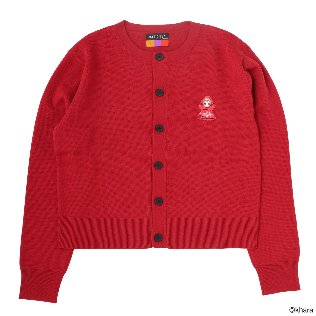 RADIO EVA A346 PUPPET Collection Cardigan/RED