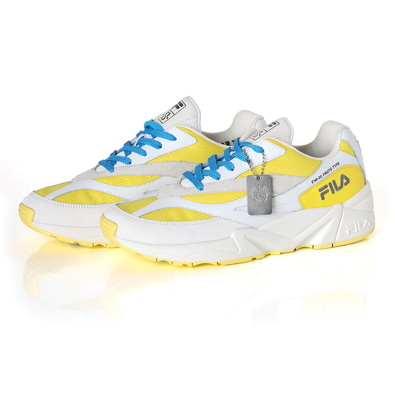 【RADIO EVA"THE 30" 】 C004 FILA VENOM EVANGELION LIMITED /EVA-00（WHITE/YELLOW/GARDENIA）
