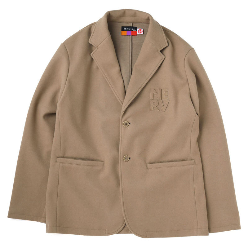 RADIO EVA A283 NERV Embroidery Wool Tailored Jacket β /BEIGE