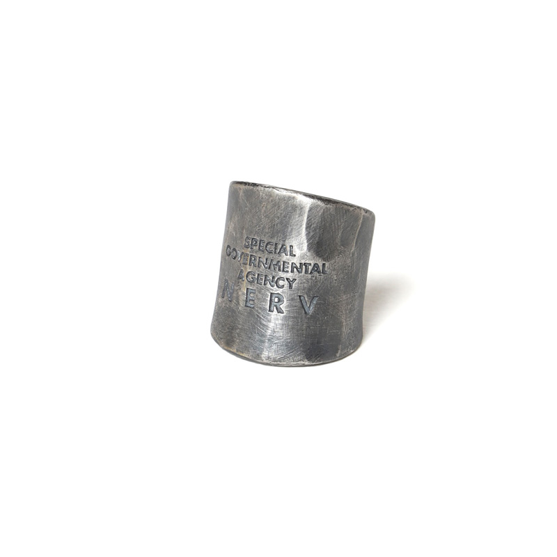 RADIO EVA A285 NERV Texture Ear Cuff /ANTIQUE SILVER