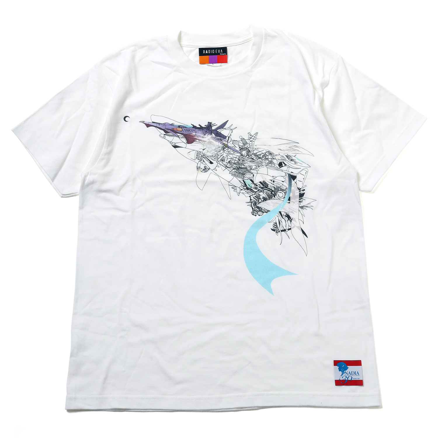 NADIA ν-NAUTILUS T-Shirt by KENTA KAKIKAWA/WHITE