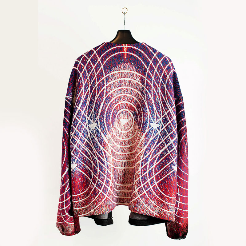 【EVANGELION × SEVESKIG】A.T.Field Knit Cardigan