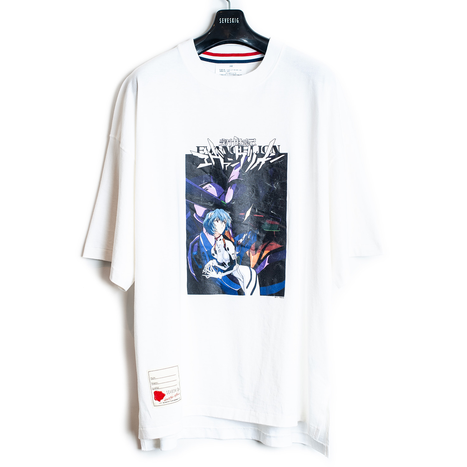 【EVANGELION × SEVESKIG】EVANGELION S/SL Tee Ver.Main visual:003/WHITE