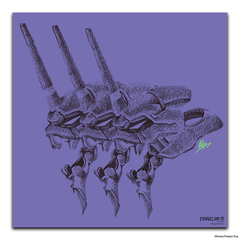 【EVANGELION:95】0065 Canvas Art/PURPLE/S10号