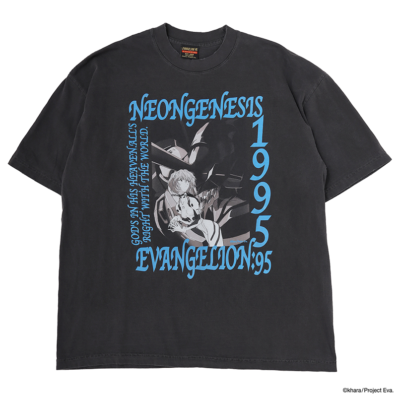 【EVANGELION:95】0070 T-Shirt/BLACK
