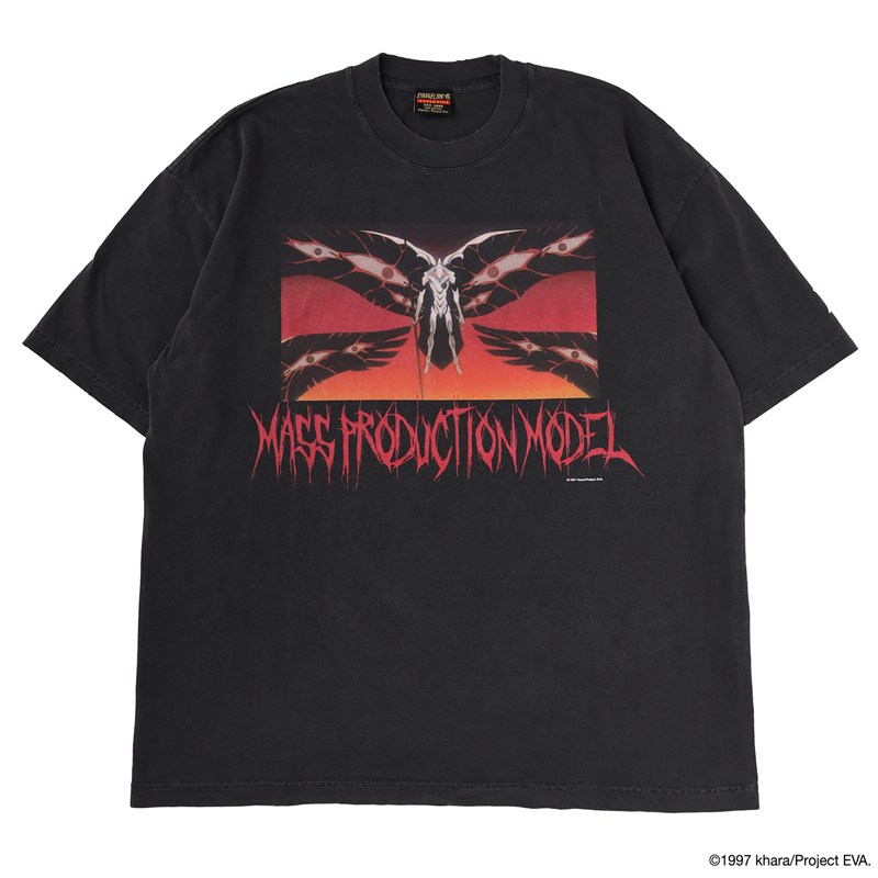 【EVANGELION:95】0099 T-Shirt/BLACK/L