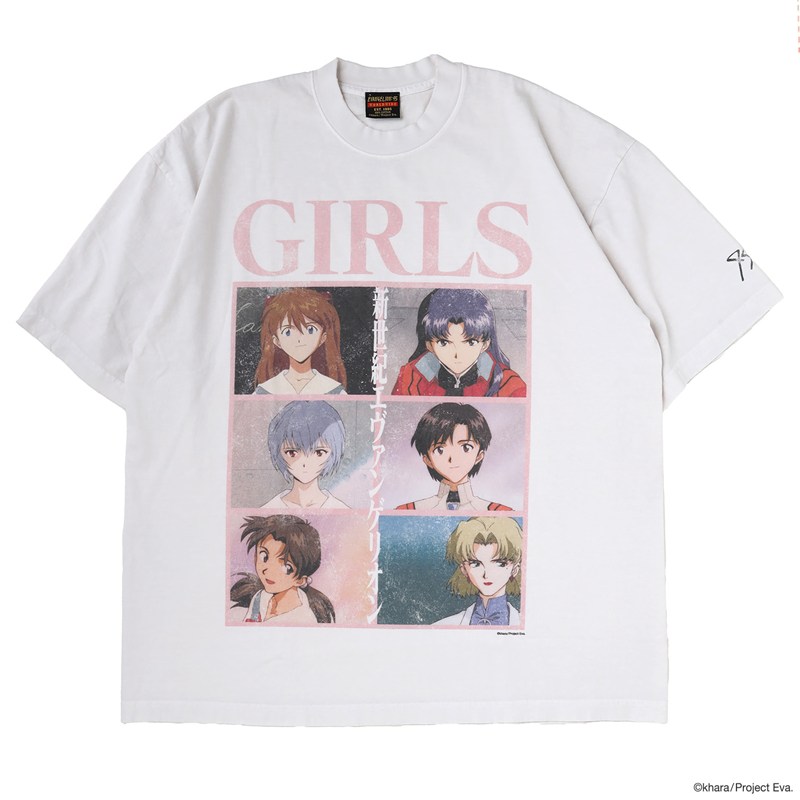 【EVANGELION:95】0104 T-Shirt/WHITE/L