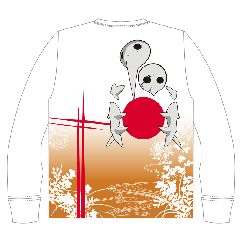 【EVA×錦】4TH ANGELロングTシャツ/白