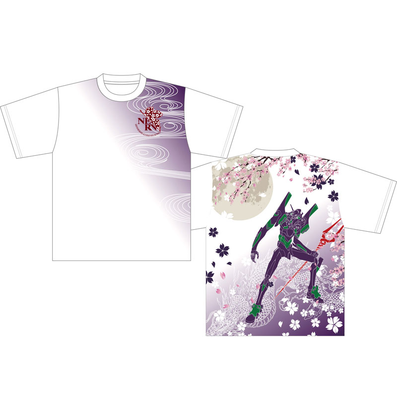 【EVA×錦】 雅桜ｘ初号機 Tシャツ/白