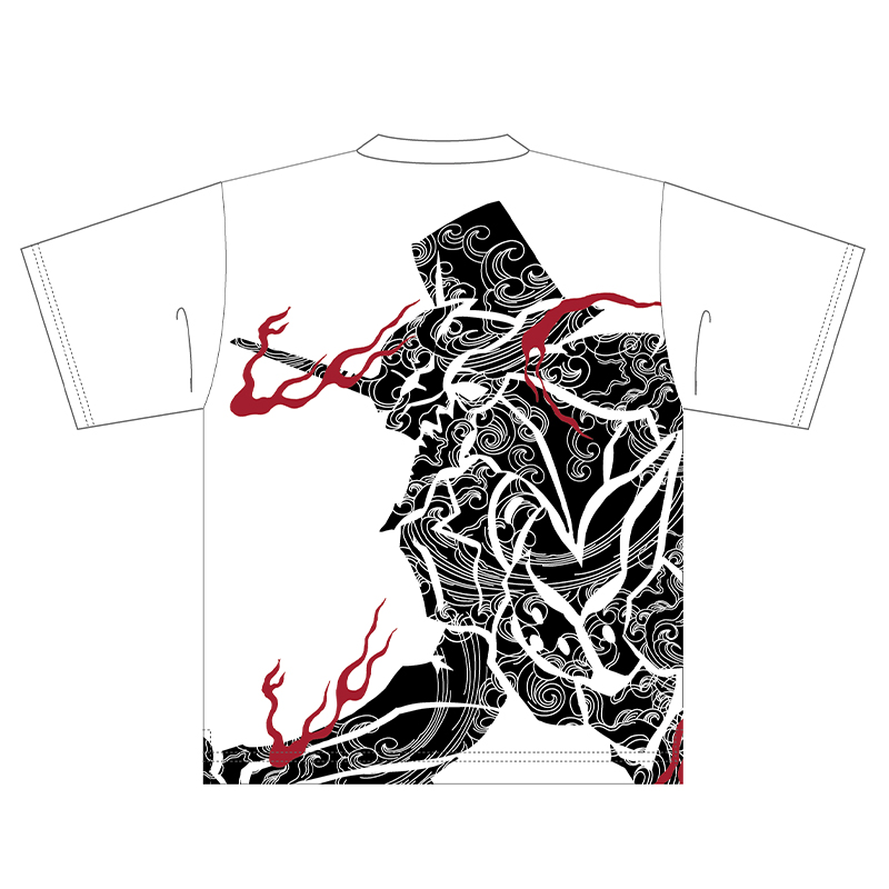 【EVAｘ錦】トライバル波初号機Tシャツ/白 [お届け予定：2026年6月下旬]