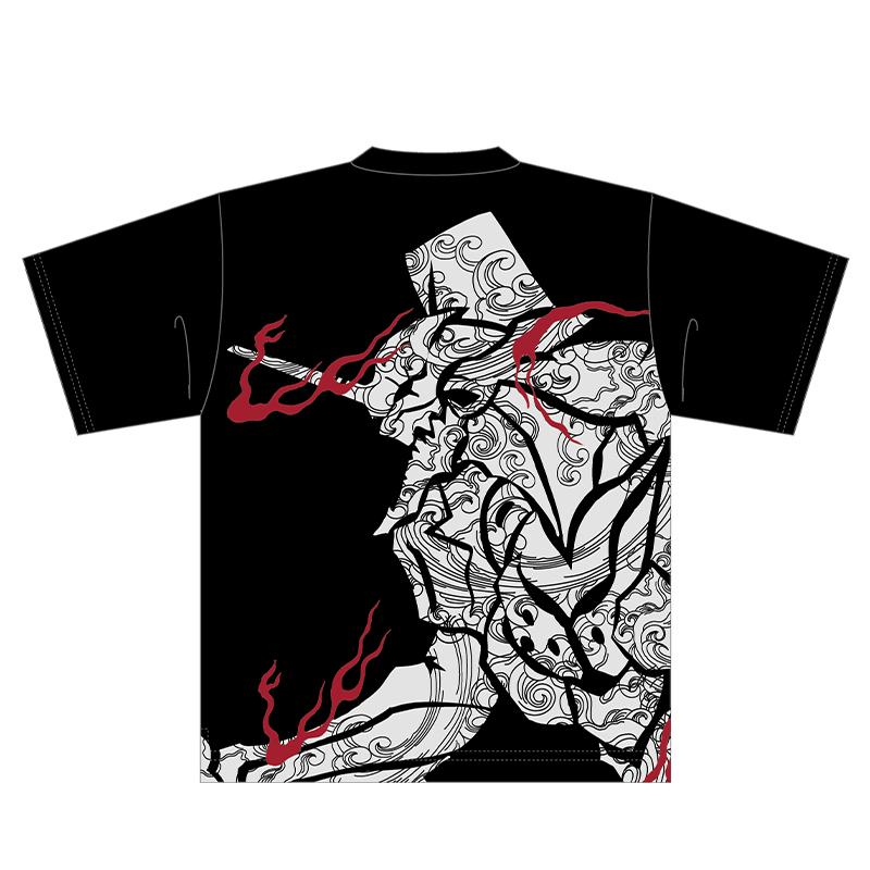 【EVAｘ錦】トライバル波初号機Tシャツ/黒 [お届け予定：2026年6月下旬]