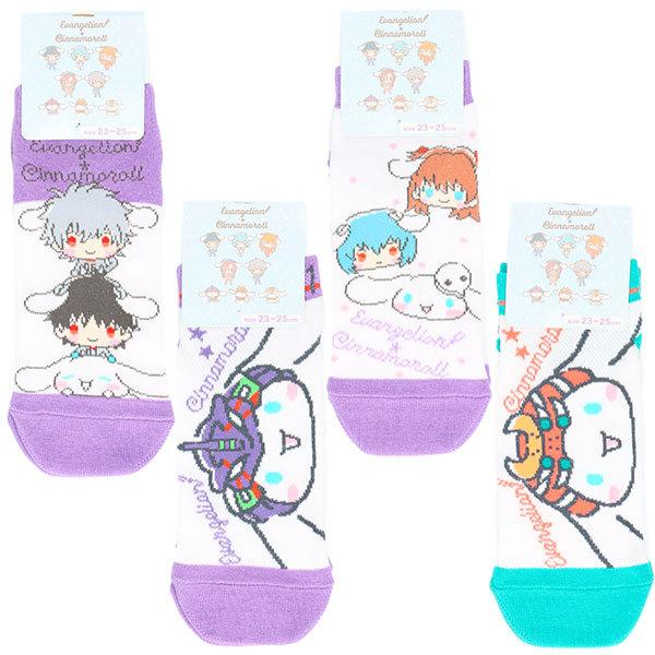 エヴァンゲリオン×シナモロールコラボソックスセット/Bセット （ナイガイ）