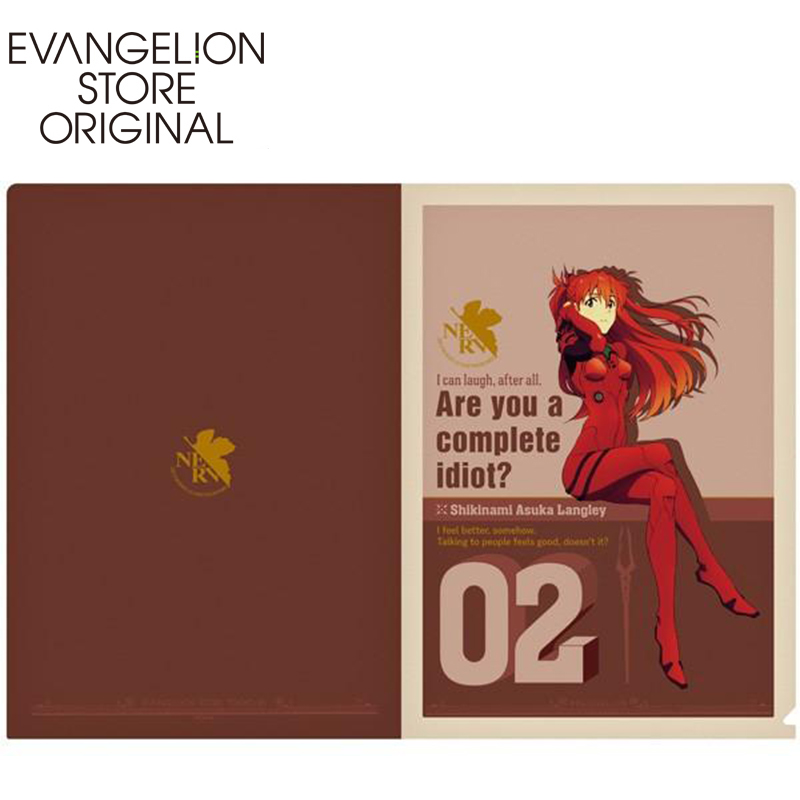 EVASTORE TOKYO-01 パイロットクリアファイル/アスカ（レトロカラー）