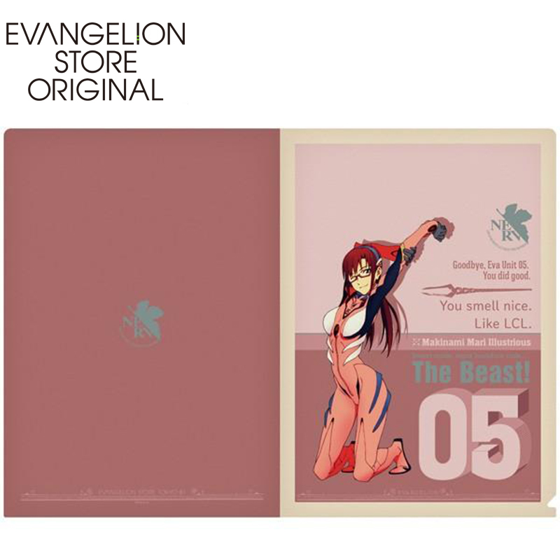 EVASTORE TOKYO-01 パイロットクリアファイル/マリ（レトロカラー）