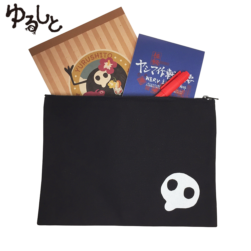 EVANGELION STORE オフィシャル ゆるしと フラットポーチ （かお）