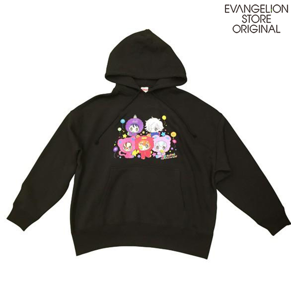 EVA STORE オリジナル eva colon:カラフル★モンスター/ビッグシルエットパ－カー