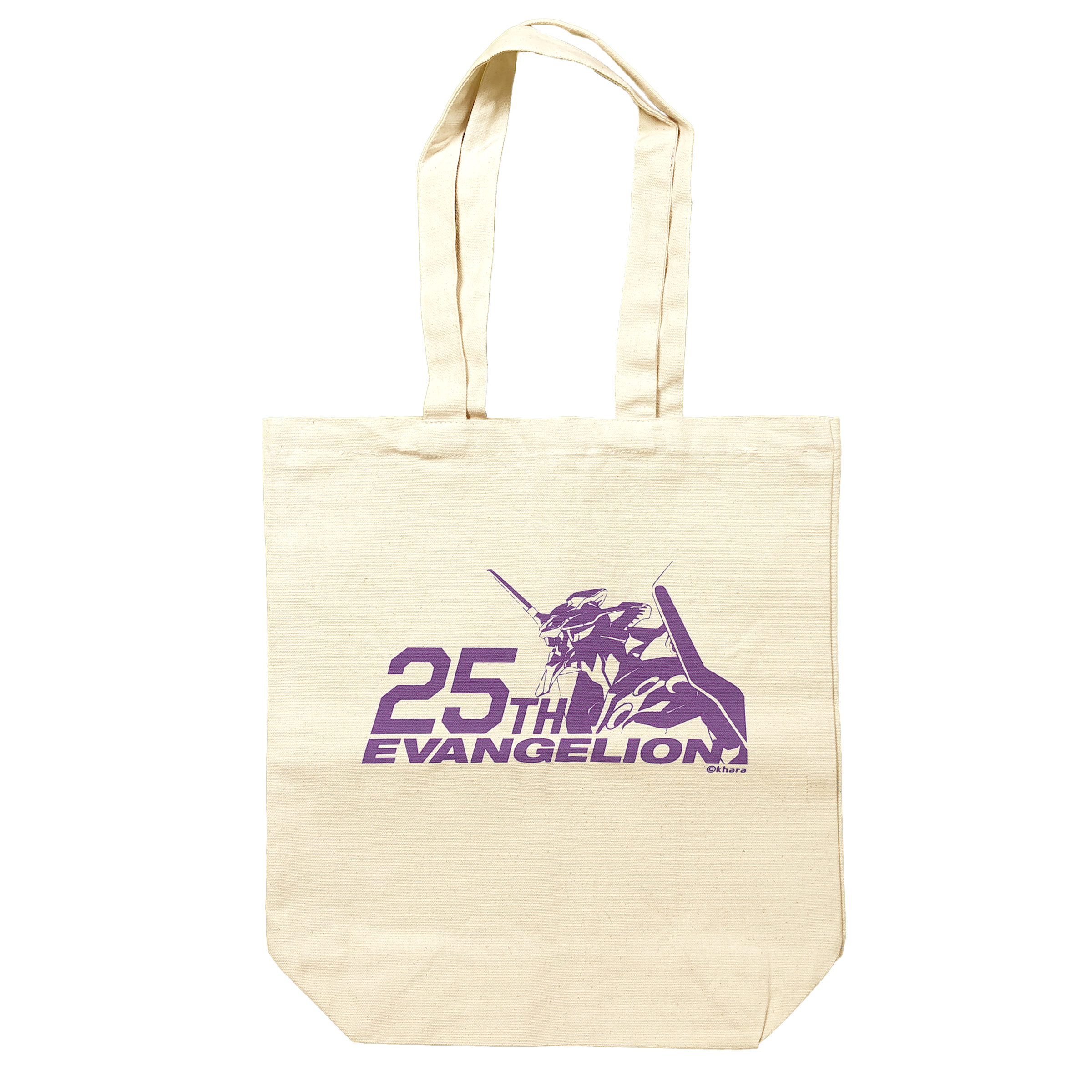EVA STORE オリジナル 【エヴァンゲリオン25周年】ロゴ/トートバッグ・缶バッジ2点セット