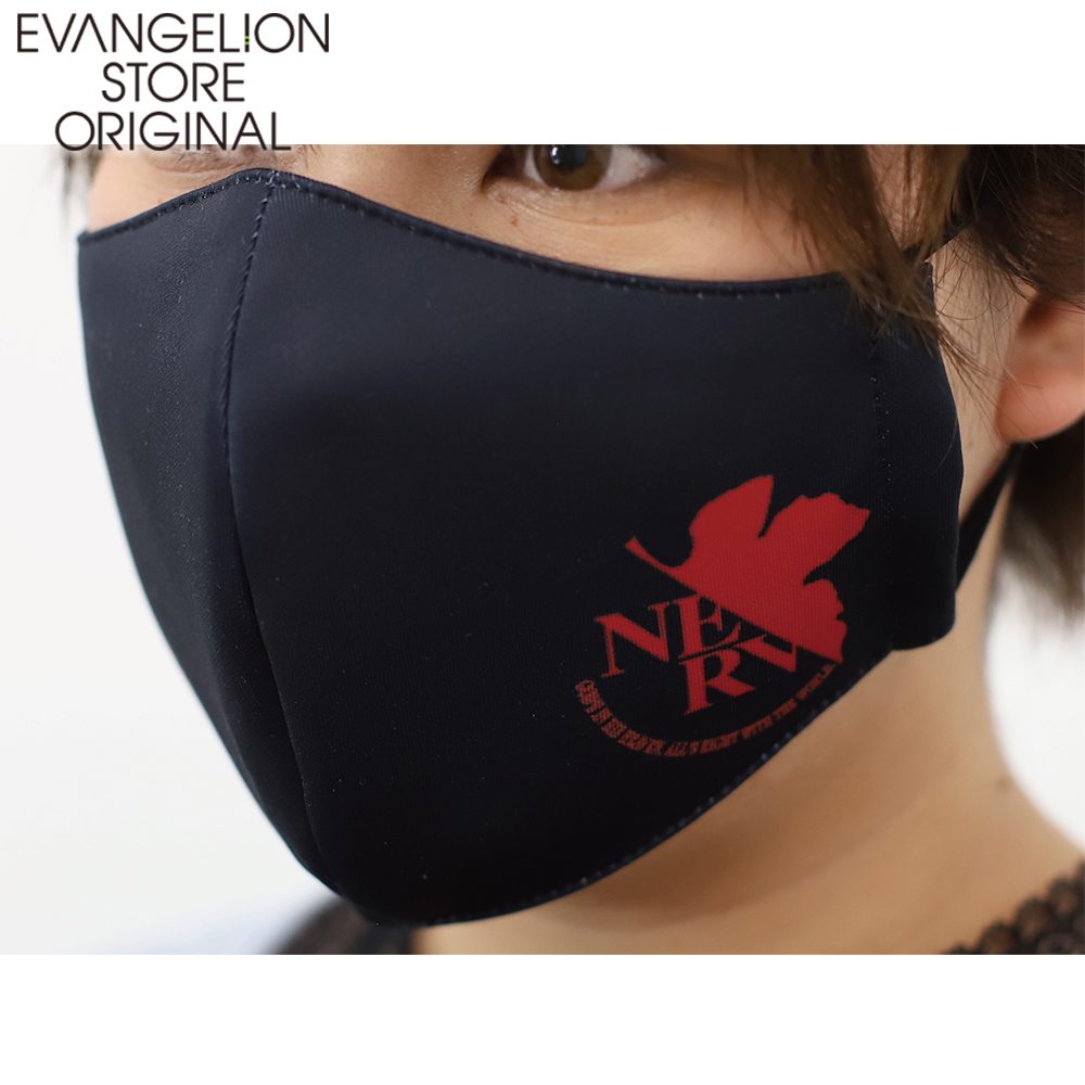 EVA STORE オリジナル マスク(ケース付)/NERV(ブラック)
