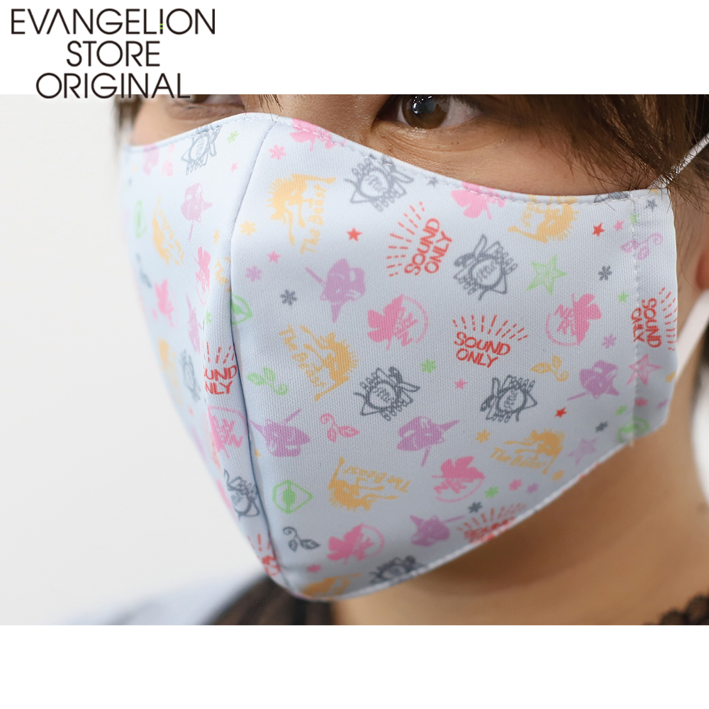 EVA STORE オリジナル マスク(ケース付)/総柄