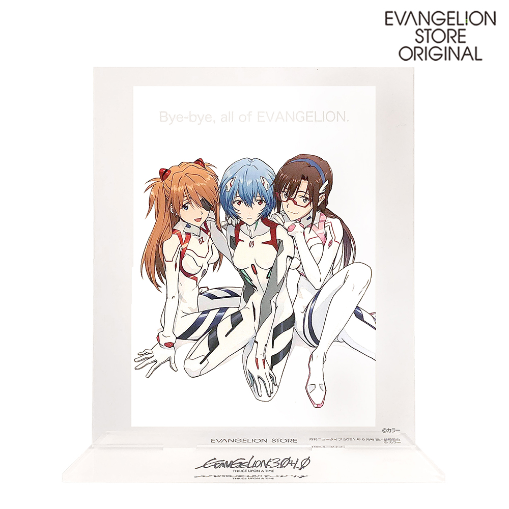 EVA STORE オリジナルアクリルスタンド/レイ＆アスカ＆マリ（錦織敦史）