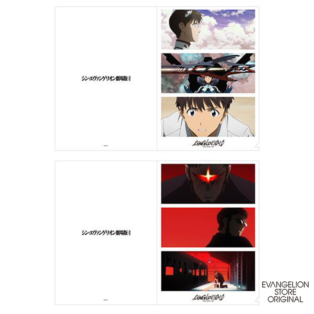 EVA STORE オリジナル『シン・エヴァンゲリオン劇場版』場面写クリアファイルセット/シンジ＆ゲンドウ