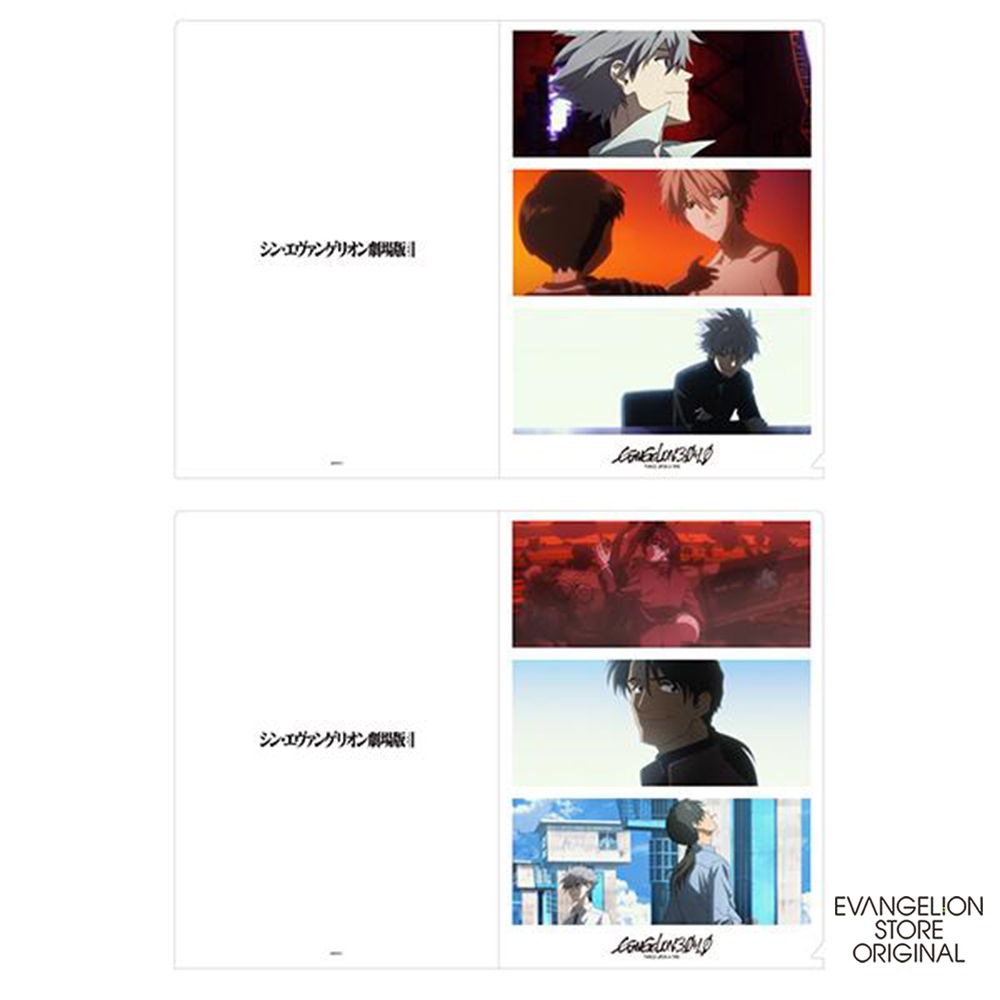EVA STORE オリジナル『シン・エヴァンゲリオン劇場版』場面写クリアファイルセット/カヲル&加持