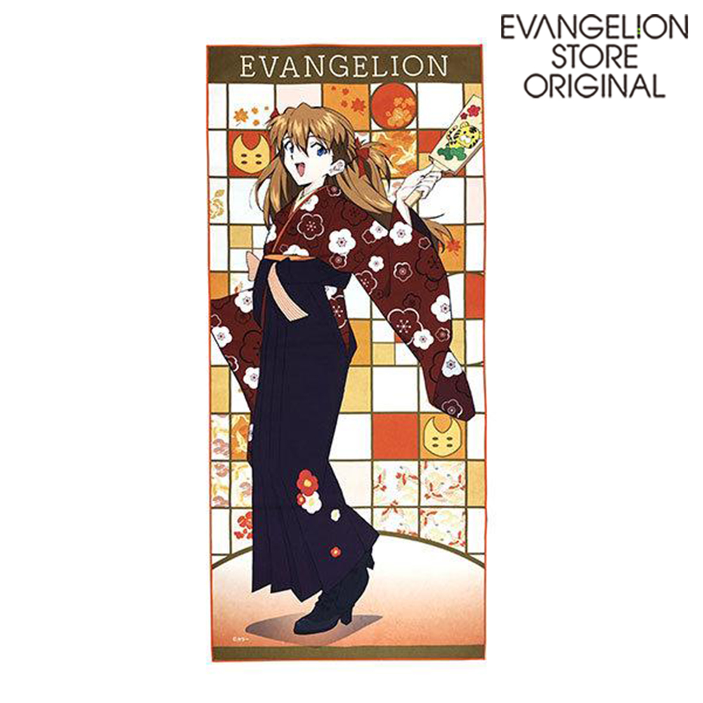 EVA STORE オリジナル【2022年寅年イラスト】フェイスタオル/アスカ