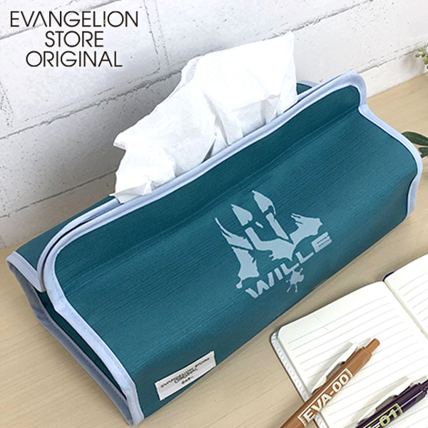 EVA STOREオリジナル ティッシュボックスカバー/WILLE（ブルー）