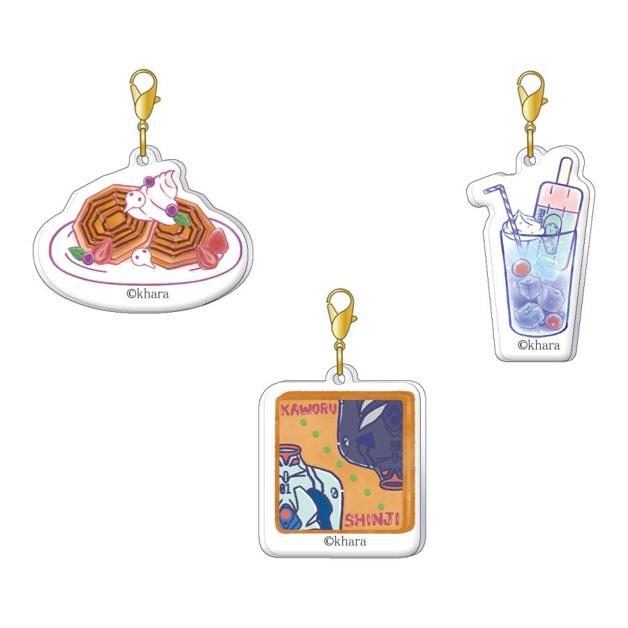 EVANGELION SWEETS COLLECTION/アクリルチャームセット/SHINJI＆KAWORU（ムービック）