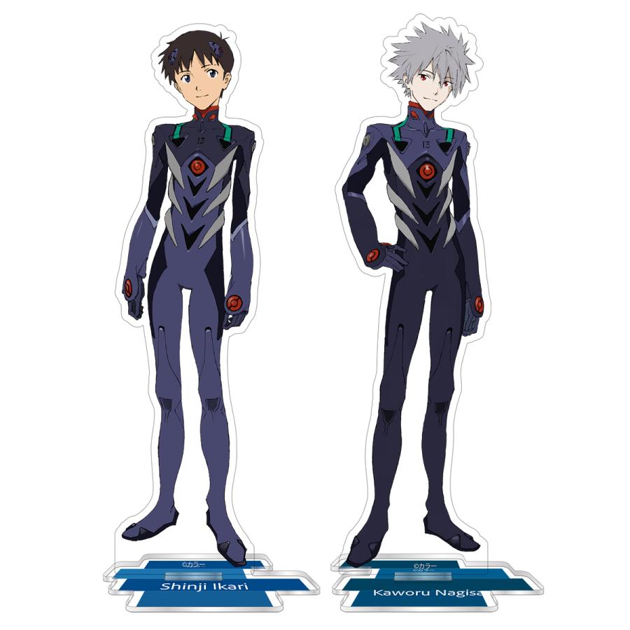 エヴァンゲリオン アクリルスタンド/シンジ＆カヲル/プラグスーツ2体セット（ムービック）