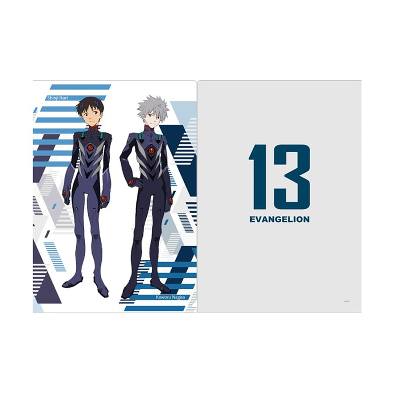エヴァンゲリオン クリアファイル/シンジ＆カヲル(プラグスーツ)(ムービック)