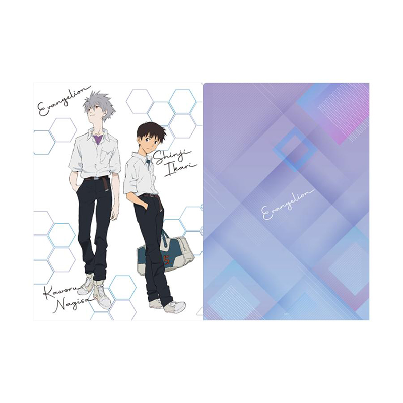 エヴァンゲリオン クリアファイル/シンジ＆カヲル(制服)(ムービック)