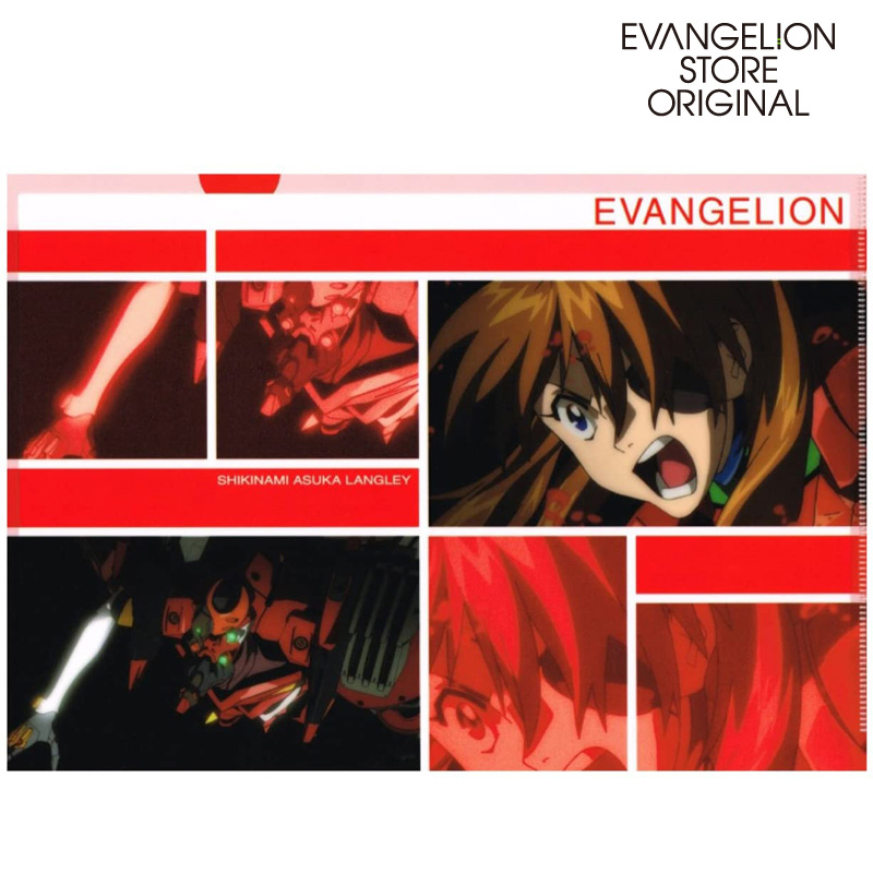 EVA STOREオリジナル クリアファイル　Q場面写(アスカ&2号機)