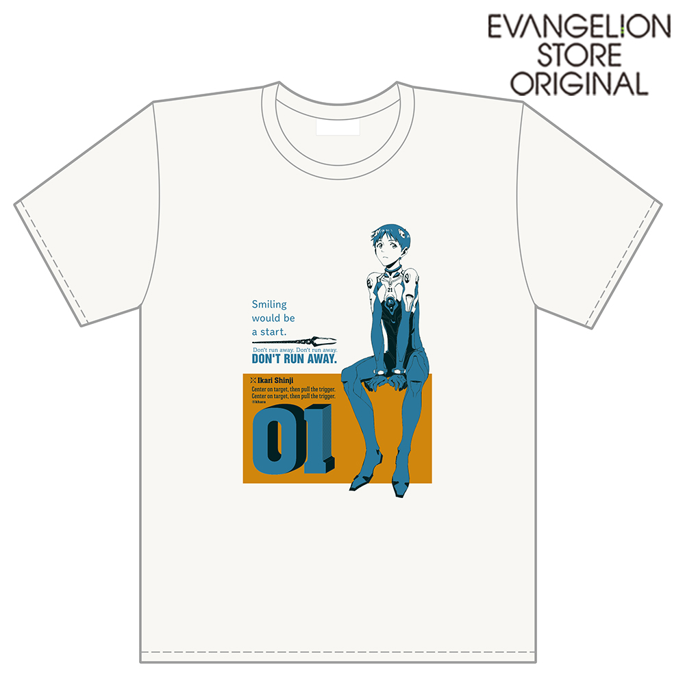 EVANGELION STORE オフィシャル パイロット（レトロカラー）Tシャツ/ シンジ