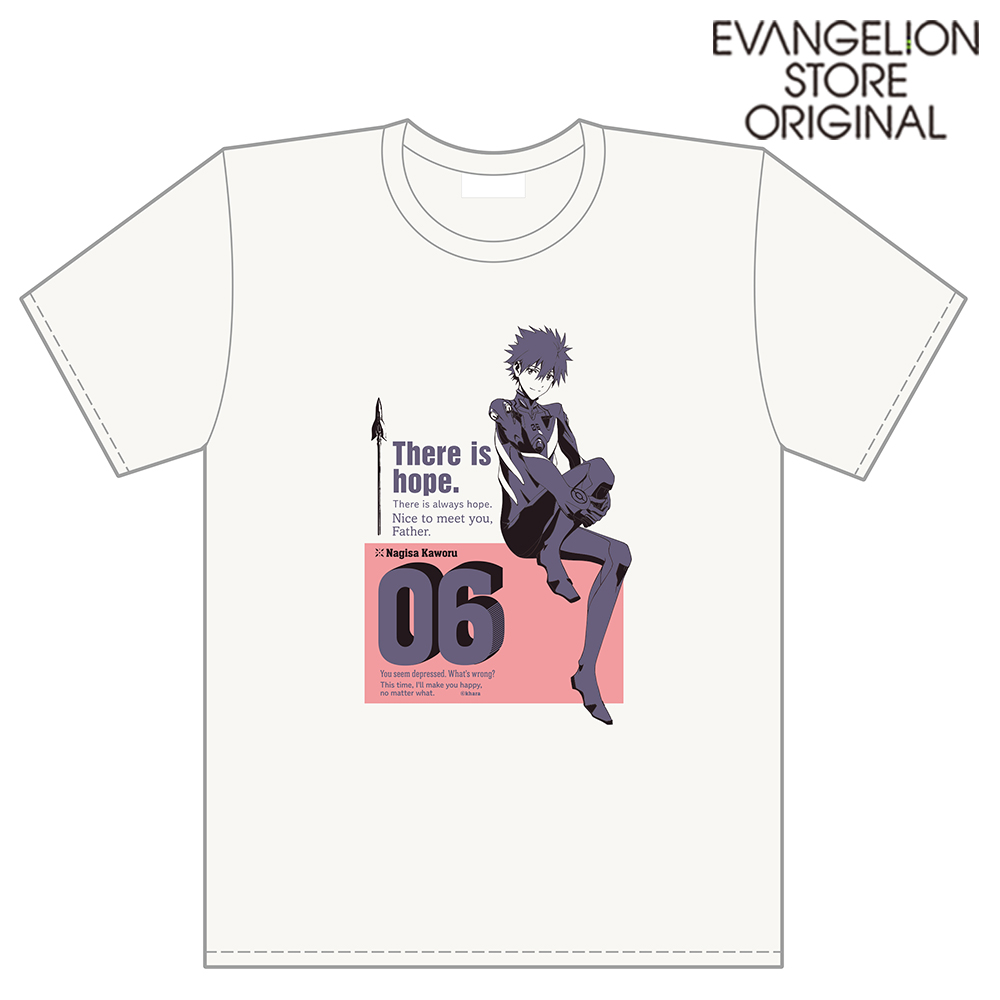 EVANGELION STORE オフィシャル パイロット（レトロカラー）Tシャツ/ カヲル