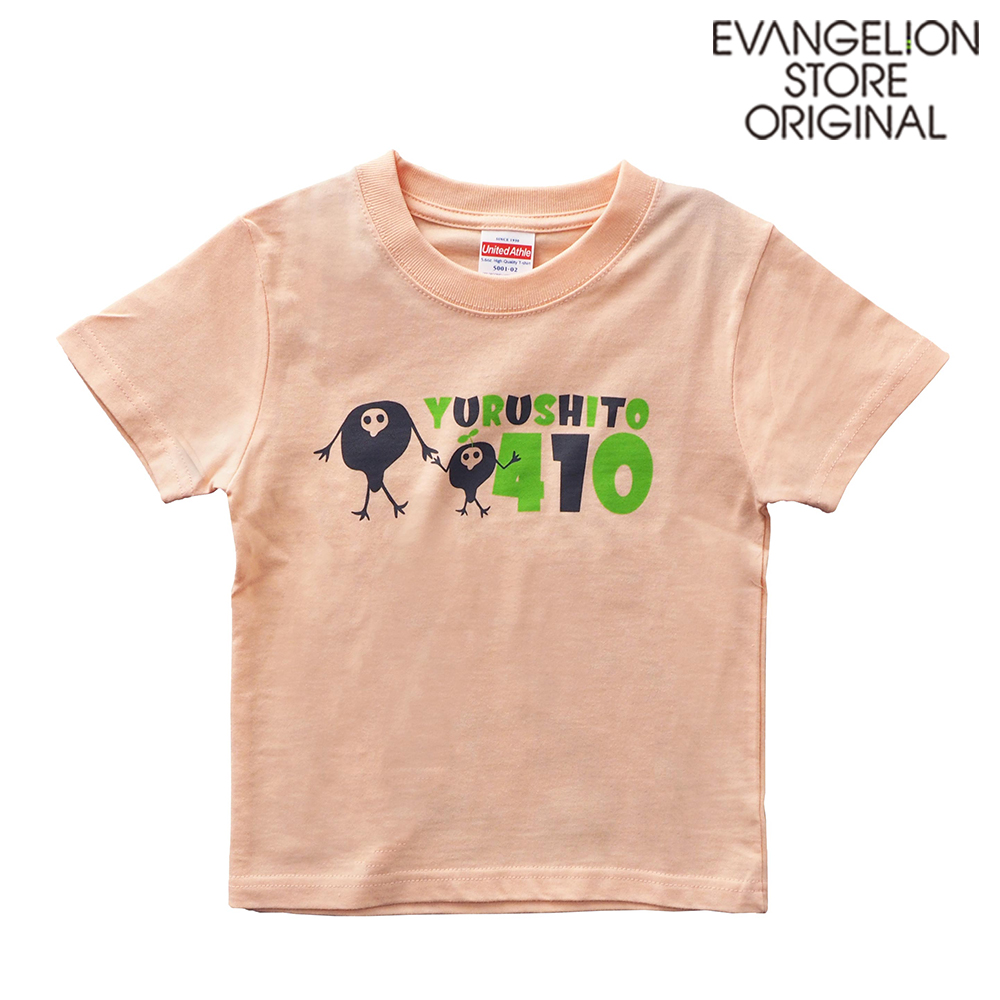 EVANGELION STORE オフィシャル ゆるしとTシャツ（ゆるリトル）/アプリコット