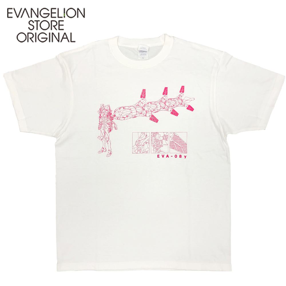 EVA STORE オリジナル 【シン・エヴァンゲリオン劇場版】EVA-08γ（ラインアート）/Tシャツ/Lサイズ
