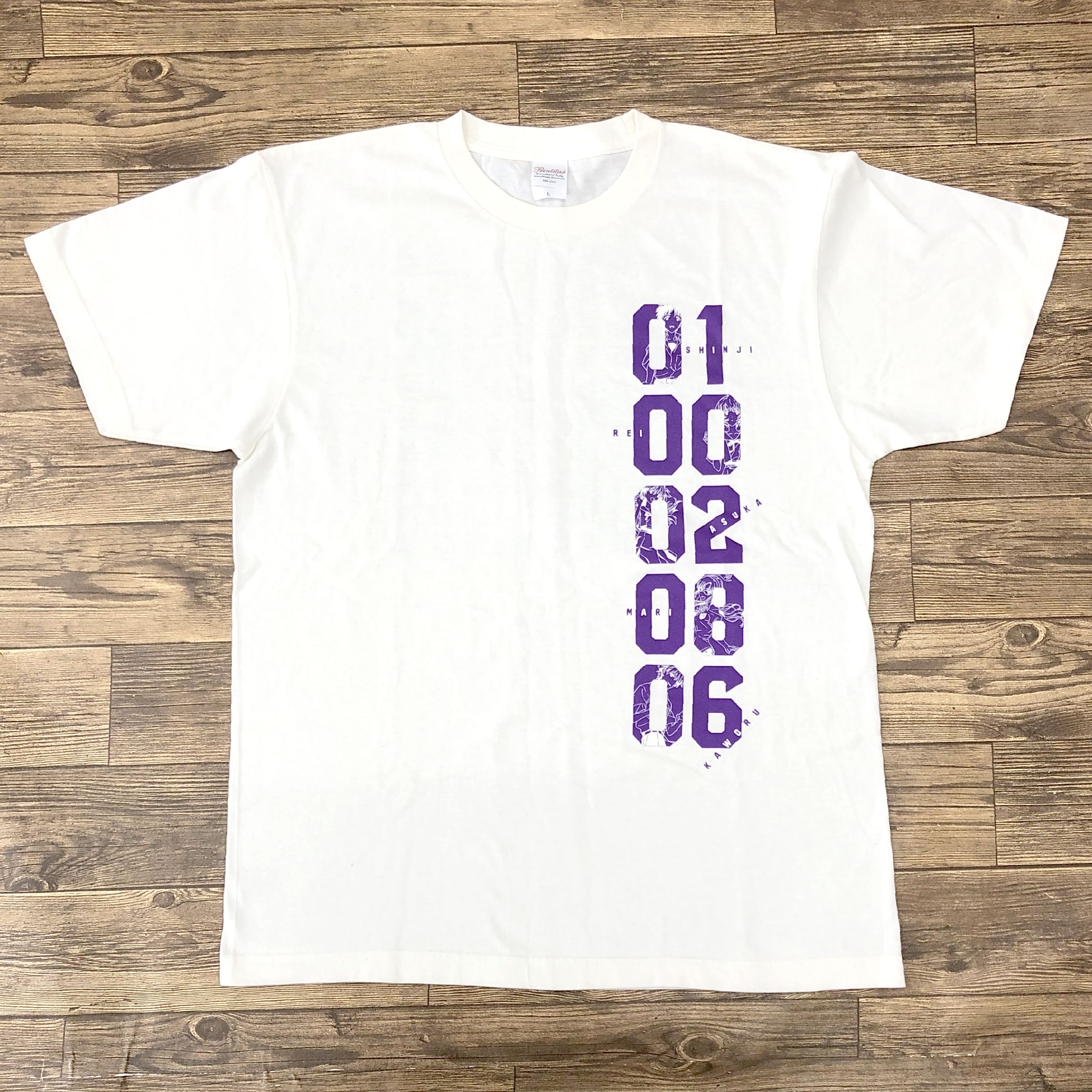 EVA STORE TOKYO-01【10周年記念】Tシャツ/EVANGELION テキスト/アイボリー