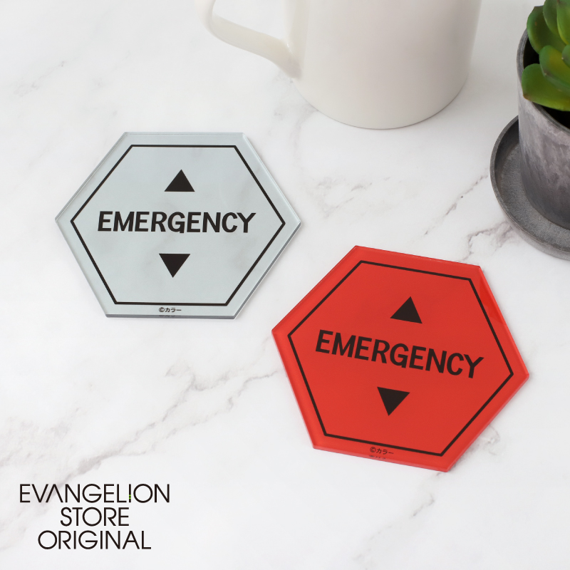 EVA STOREオリジナル アクリルコースター/EMERGENCYセット