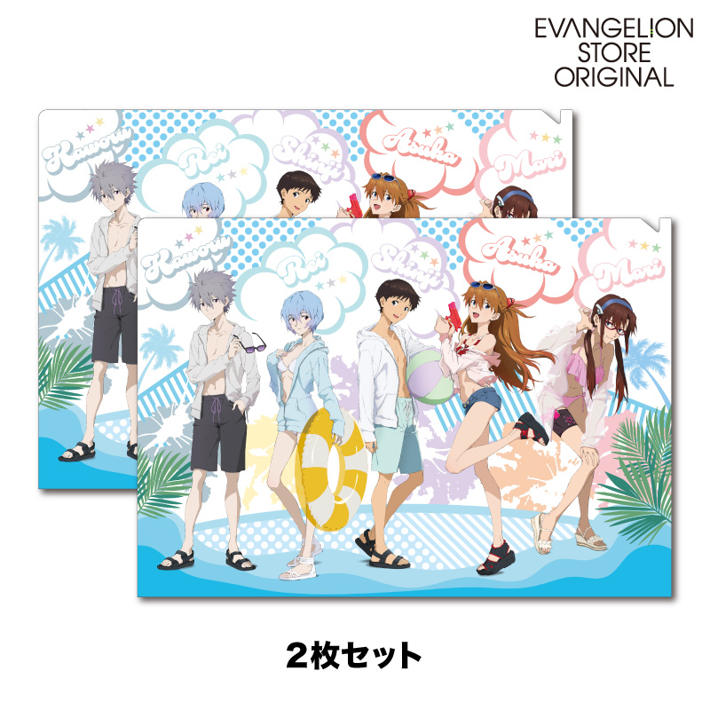 EVA STOREオリジナル クリアファイル/サマーフェス 2枚セット