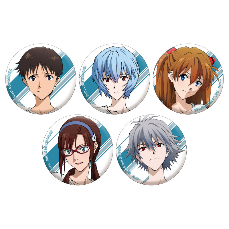 EVA STORE オリジナル 缶バッジセット/EVANGELION STORE TOKYO-01(1周年)