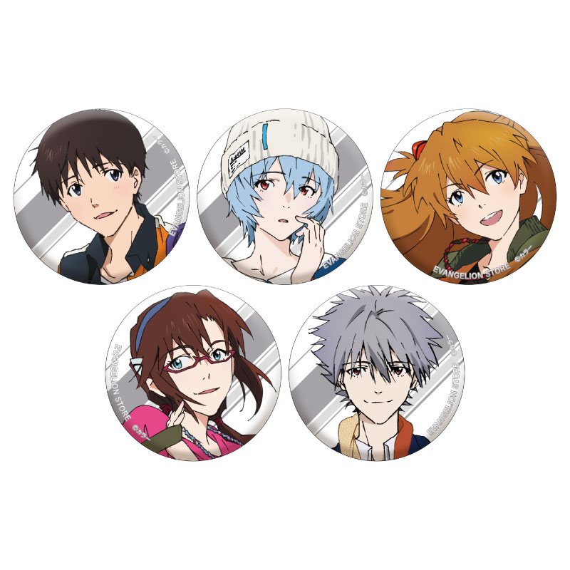EVA STORE オリジナル 缶バッジセット/EVANGELION STORE TOKYO-01(3周年)