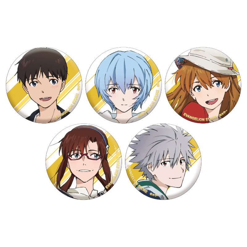 EVA STORE オリジナル 缶バッジセット/EVANGELION STORE TOKYO-01(4周年)