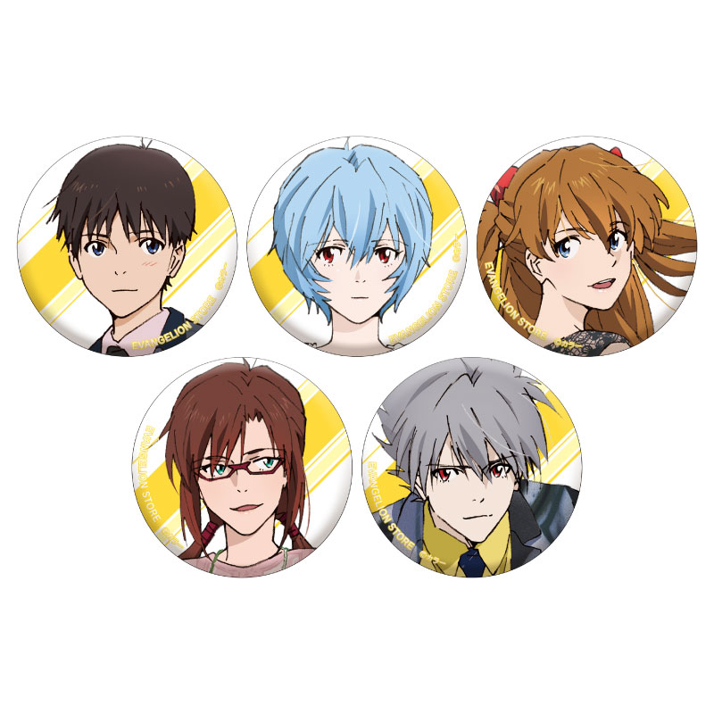 EVA STORE オリジナル 缶バッジセット/EVANGELION STORE TOKYO-01(6周年)