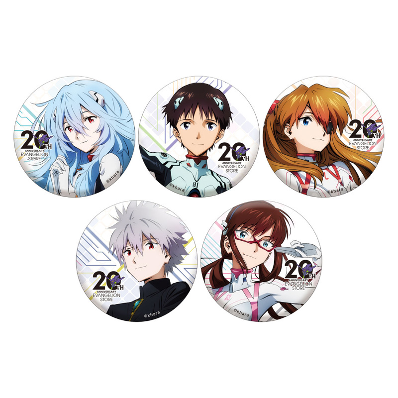 EVA STORE オリジナル 缶バッジセット/EVANGELION STORE 20th ANNIVERSARY