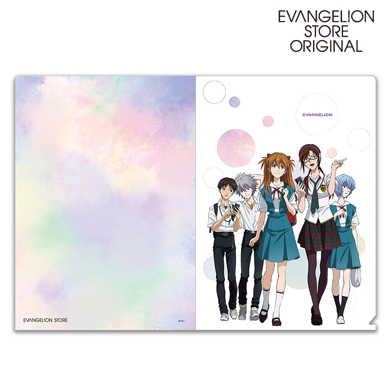 EVA STOREオリジナル クリアファイル　5人でおでかけ