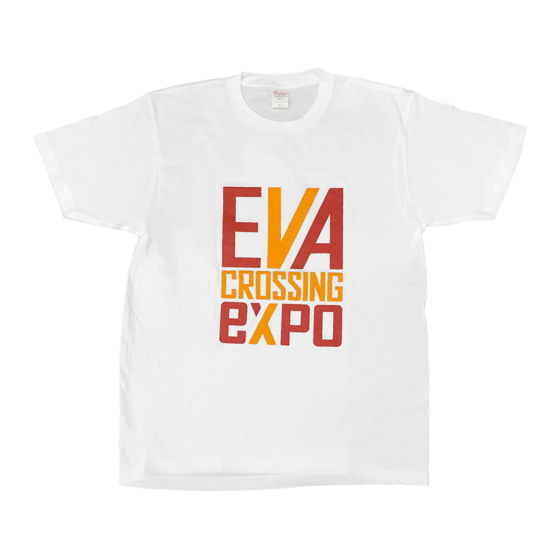 【エヴァンゲリオン大博覧会】Tシャツ/ロゴ (2号機)