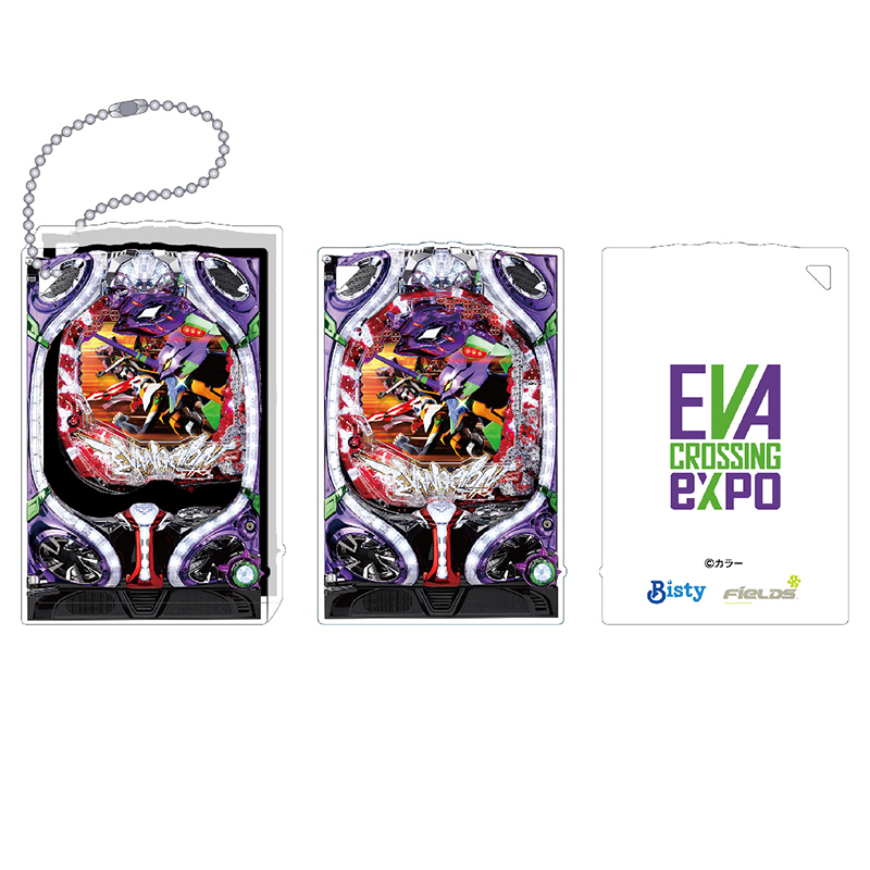 【エヴァンゲリオン大博覧会】アクリルブロックキーホルダー / CRヱヴァンゲリヲン10