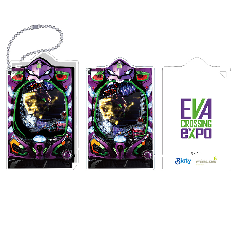 【エヴァンゲリオン大博覧会】アクリルブロックキーホルダー / CRヱヴァンゲリヲン 2018年モデル